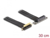 Scheda Tecnica: Delock Riser Card Pci Express X4 Male 90- Angled To X4 Slot - 90- Angled With Cable 30 Cm