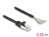 Scheda Tecnica: Delock Cable Rj50 Male To Open Wire Ends S/FTP - 0.25 M Black