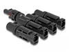 Scheda Tecnica: Delock Dl4 Solar Connectors - 1 X Female To 4 X Male