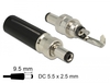 Scheda Tecnica: Delock Connector Dc - 5.5 X 2.5 Mm + 9.5 Mm Length Male Soldering Version