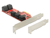 Scheda Tecnica: Delock Pci Express X2 Card > 10 X Internal SATA 6GB/s - Low Profile Form Factor
