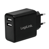 Scheda Tecnica: Logilink USB power socket ADApter, 2x USB-Port, 12W, black - 