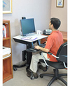 Scheda Tecnica: Ergotron Carrello Monitor Workfit-c HD Workstation - Scrivania Sit-stand Scrivania Regolabile Ergonomico