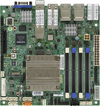 Scheda Tecnica: SuperMicro A2SDi-16C-TP8F 4 x DDR4-SDRAM up to 64GB, LAN, 6 - x RJ-45, 4 x SATA III, UEFI AMI, Mini ITX