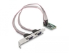 Scheda Tecnica: Delock Mini PCIe Card Full Size To 2 X Serial Rs-232 D-sub - 9 Pin