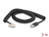 Scheda Tecnica: Delock Rj50 To USB 2.0 Type-a Coiled Cable 2 M - 
