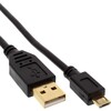Scheda Tecnica: InLine Cavo Micro USB 2.0, Type Maschio Type Micro-b - Maschio, Pin Dorati, 5m