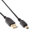 Scheda Tecnica: InLine Cavo Mini USB 2.0, Type Maschio Type Mini-b Maschio - (5pol.), Nero, Pin Dorati, 0.5m
