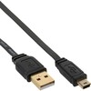 Scheda Tecnica: InLine Cavo USB 2.0, Piatto, Type Maschio Type Mini-b - Maschio (5pol.), Nero, 1m