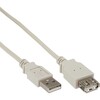 Scheda Tecnica: InLine Cavo USB 2.0, Prolunga, Type , Maschio / Femmina - Beige, 0.3m