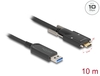 Scheda Tecnica: Delock Active Optical Cable USB 10GBps Type-a Male To USB - Type-c Male With Screws On The Sides 10 M