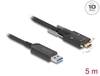 Scheda Tecnica: Delock Active Optical Cable USB 10GBps Type-a Male To USB - Type-c Male With Screws On The Sides 5 M
