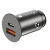 Scheda Tecnica: Techly Mini Caricatore Da Auto USB-a E USB-c+trade - Ricarica Rapida 38w Metallo Nero