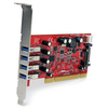 Scheda Tecnica: StarTech Scheda Pci Con 4 Porte USB 3.0 Superspeed Con - Alimentazione SATA/sp4 Adattatore USB Pci X Profilo Basso U