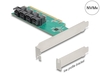 Scheda Tecnica: Delock Pci Express X16 Card To 4 X Internal Sff-8643 NVMe - Bifurcation - Low Profile Form Factor