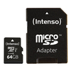 Scheda Tecnica: Intenso Micro Sd Uhs-i Premium Con Incl Sd Adapter 64GB - Confezione Da 3 Pz