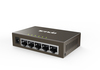 Scheda Tecnica: Tenda Switch Business TEG1005D - Ieee 802.3uxab, 5x Gigabit - Lan, Capacity 10GBps, PRedezione Fulmini 6kv Su Ogni Porta