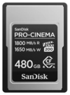 Scheda Tecnica: SanDisk Pro Cinema Cfexpress - Type A Card 480GB