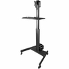 Scheda Tecnica: StarTech Scrivania sit stand - Postazione di - lavoro mobile con supporto per monitor, CPU/PC, ripiano per