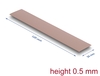 Scheda Tecnica: Delock Thermal Conductive Pad - 120x20 X 0.5 Mm For M.2 Modules 3.0 W/mk - Non-silicone