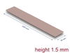 Scheda Tecnica: Delock Thermal Conductive Pad - 120x20x1.5 Mm For M.2 Modules 3.0 W/mk - Non-silicone