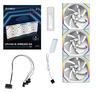 Scheda Tecnica: Lian Li Uni Fan Sl Wireless Argb Pwm Fan, 3 Pack Incl - Controller - Reverse Blade, 120 Mm, White