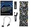Scheda Tecnica: Lian Li Uni Fan Sl Wireless LCD Fan, Argb, Pwm - 3er-pack Inkl. Controller - 120 Mm, Black