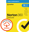 Scheda Tecnica: Norton 360 Deluxe - 2023 Antivirus per 3 dispositivi Licenza di 1 anno