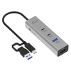 Scheda Tecnica: i-tec Hub Ricarica Universale, Metallo, 2x USB-c, 2x USB-a - Port, Pd 85w