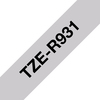 Scheda Tecnica: Brother 12mm Black / Silver Ribbon Tape - 