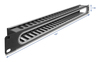 Scheda Tecnica: Delock 19" 1U Cable Management Routing Panel With Opening - And Edge Protection Black