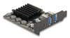 Scheda Tecnica: Delock Pci Express X4 Card To 1 X USB Type-c 20GBps + 2 X - Type-a 10GBps - Low Profile Form Factor