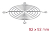 Scheda Tecnica: Delock Fan Grill - 92 X 92 Mm Silver