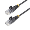 Scheda Tecnica: StarTech 10m Black Slim Cat.6 Ethernet Cable, Snagless - 28awg, Lszh Cavo Patch Rj 45 (m) A Rj 45 (m) 10 M 3.6 Mm Ut