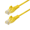 Scheda Tecnica: StarTech 2.5m Yellow Slim Cat.6 Ethernet Cable - Snagless, 28awg, Lszh Cavo Patch Rj 45 (m) A Rj 45 (m) 2.5