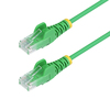 Scheda Tecnica: StarTech 2m Green Slim Cat.6 Ethernet Cable, Snagless - 28awg, Lszh Cavo Patch Rj 45 (m) A Rj 45 (m) 2 M 3.6 Mm UTP