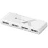 Scheda Tecnica: Techly Mini Hub USB Hi Speed 4 Porte Bianco - 