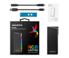 Scheda Tecnica: ADATA Box Esterno M.2 PCIe/SATA SSD Rgb USB-c - 