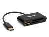 Scheda Tecnica: Hamlet Lettore di Memorie SD/MicroSD/USB + Hub USB 2.0 con - Interfaccia USB Type-C