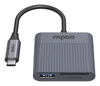 Scheda Tecnica: Rapoo Ucr-3011 USB-c Card Reader Grey - 