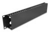 Scheda Tecnica: Delock 19" 2U Cable Management Routing Panel With 4 - Openings Metal Black