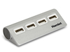 Scheda Tecnica: Hamlet Hub USB 2.0 4 Porte Alluminio - 