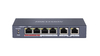 Scheda Tecnica: Hikvision DS-3E0510P-E, 8x 1G RJ-45 PoE, 1x RJ-45, 1x SFP - 20GBps, 14.88 Mpps, 217.6x27.8x108.55 mm