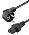 Scheda Tecnica: Goobay Cavo Alimentazione - C15 F Schuko Angolato 2m Nero