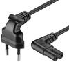 Scheda Tecnica: Goobay Cavo Alimentazione - C7 Italiana Angolati 1,5 M Nero
