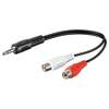 Scheda Tecnica: Goobay Cavo Audio - Stereo 2 Rca Femmina Jack 3.5 Mm Maschio 1,5m