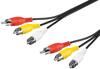 Scheda Tecnica: Goobay Cavo Audio - Video 3 X Rca M/M 1,5mt
