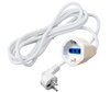 Scheda Tecnica: Techly Cavo Prolunga Alimentazione - Schuko Maschio Angolato / Femmina 5m Bianco