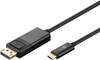 Scheda Tecnica: Goobay Cavo Adattatore USB-c&trade, Dp 4k 1.2m Nero - 