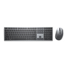 Scheda Tecnica: Dell Keyboard Pro Plus and Mouse KM7321W Set mouse e - tastiera senza fili 2.4GHz, Bluetooth 5.0 QWERTY USA Inter